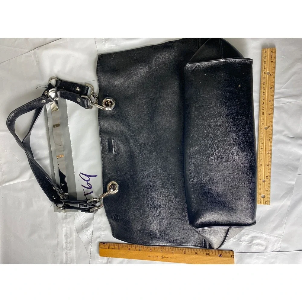 Calvin Klein Black Faux Leather Wallet‎ Clutch Organizer